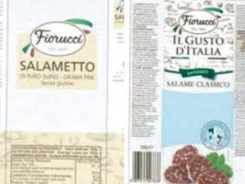 Fiorucci: salametto fuori commercio